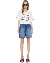 Mother - Tops ,Wit ,The Airball V Neck Football Jersey - Lyst