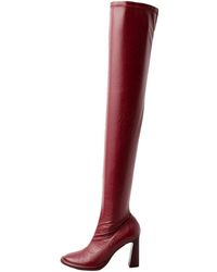 Patrizia Pepe - Schoenen ,Rood ,Leer Overknee Laarzen - Lyst