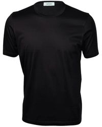 Gran Sasso - Schwarze t-shirt und polo kollektion - Lyst