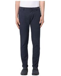 Dondup - Schmale Passform Graue Chinos Hose - Lyst