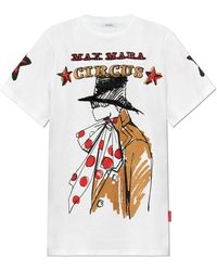 Max Mara - Tops > t-shirts - Lyst
