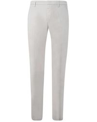 Dondup - Broeken ,Grijs ,Katoen Spiritissimo Chino Broek - Lyst