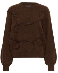 Saint Tropez - Truien & Vesten ,Bruin ,Gebreide Kleding - Lyst