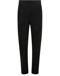 Givenchy - Schwarze Hose Mit Elastischem Bund Und Reißverschlussdetail - Lyst