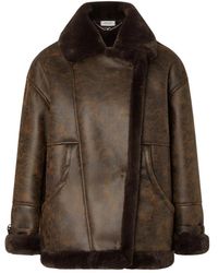 Liu Jo - Jassen ,Bruin ,Polyester Giaccone - Lyst