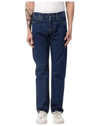 Carhartt - Blaue Regular Fit Jeans - Lyst