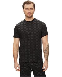 Karl Lagerfeld - Nero cotone regular fit t-shirt - Lyst