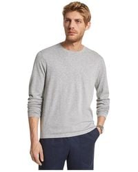 Michael Kors - Heather grey core jersey rundhals-pullover - Lyst
