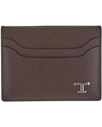 Tod's - Leder kartenhalter geldbörse - Lyst