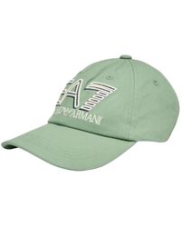 EA7 - Logo-Bestickte Kappe - Lyst