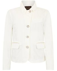 Moorer - Truien & Vesten ,Wit ,Amy Jas - Lyst