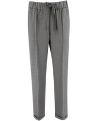 Le Tricot Perugia - Straight Trousers - Lyst