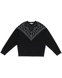 Marcelo Burlon - Weiß Bandana Strickpullover - Lyst