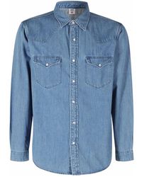 Edwin - Denim Shirts - Lyst
