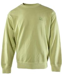 C.P. Company - Grüner Baumwollpullover Für Männer - Lyst