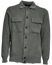 FILIPPO DE LAURENTIIS - Jassen ,Groen ,Katoen Field Jacket - Lyst