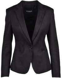 Dondup - Jassen ,Zwart ,Linnen Blazer Stondato - Lyst