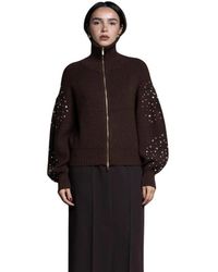 Kaos - Truien & Vesten ,Bruin ,Wol Cardigan - Lyst