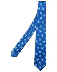 Kiton - Accessoires ,Blauw ,Cravatta - Lyst