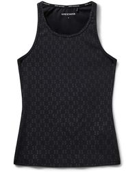 Sofie Schnoor - Tops ,Zwart ,Polyester Klassieke Trainingstop Met Stijlvol Logo - Lyst