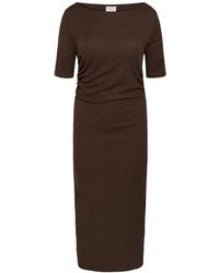 Kaffe - Kleedjes ,Bruin ,Maxi Jurk - Lyst