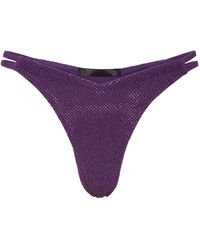 Philipp Plein - Badmode ,Paars ,Katoen Slip Ondergoed - Lyst