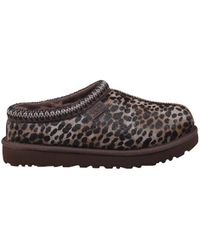 UGG - Dierenprint Suède Sabot Pantoffels - Lyst