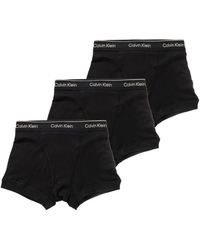 Calvin Klein - Zwart Katoenen Jersey Ondergoed - Lyst
