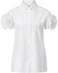 Chiara Boni - Blusa floreale hyobe stile elegante - Lyst