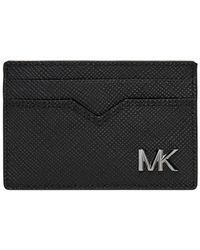 Michael Kors - Leren Kaarthouder Met Meerdere Vakken - Lyst
