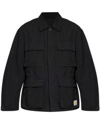 Carhartt - Jassen ,Zwart ,Katoen Manderson Jacket - Lyst
