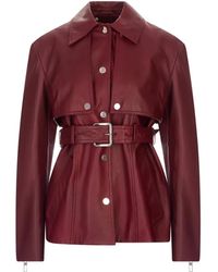 Sportmax - Leather Jackets - Lyst