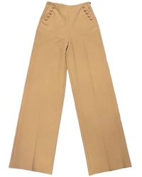 Giulia N Couture - Straight Trousers - Lyst