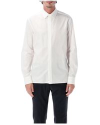 Lanvin - Klassiek Overhemd Met Grosgrain Detail - Lyst