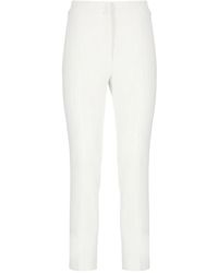 Peserico - Pantalones blancos de viscosa - Lyst