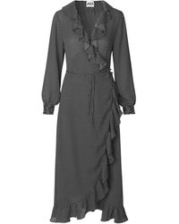 Just Female Niro Maxi Wikkeljurk - Zwart