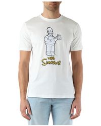 Antony Morato - T-shirt regular fit in cotone stampa the simpsons - Lyst