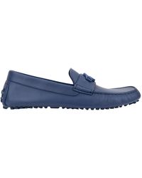 Gucci - Schoenen ,Blauw ,Leer Slip-On Loafers - Lyst