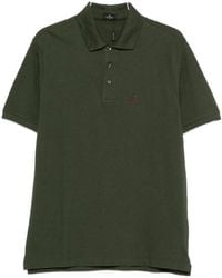 Etro - Polo Shirt Van Katoenpiqué Met Logo-Borduring - Lyst