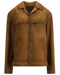 Prada - Leather Jackets - Lyst