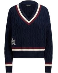 Ralph Lauren - V-Neck Knitwear - Lyst