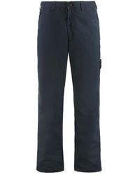 Stone Island - Straight Trousers - Lyst