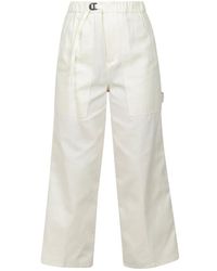 White Sand - Wide Trousers - Lyst