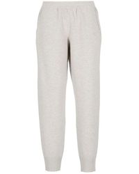 Brunello Cucinelli - Ivory wollmischung elastischer bund hose - Lyst