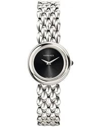 Versace - V-flare bracciale in acciaio orologio - Lyst