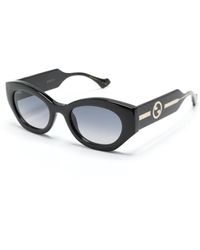 Gucci - Schwarz gold/grau getönte sonnenbrille,stilvolle sonnenbrille in havana/braun getönt,gg1553s 001 sunglasses - Lyst