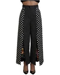 Dolce & Gabbana - Wide Trousers - Lyst