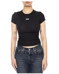 Vans - Tops ,Zwart ,Katoen T-Shirts - Lyst