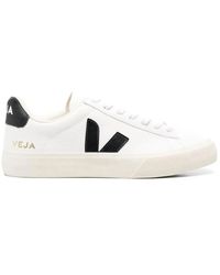 Veja - Leder-Sneakers Mit Logo-Patch - Lyst