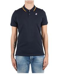 K-Way - Jude Stripes Poloshirt - Lyst